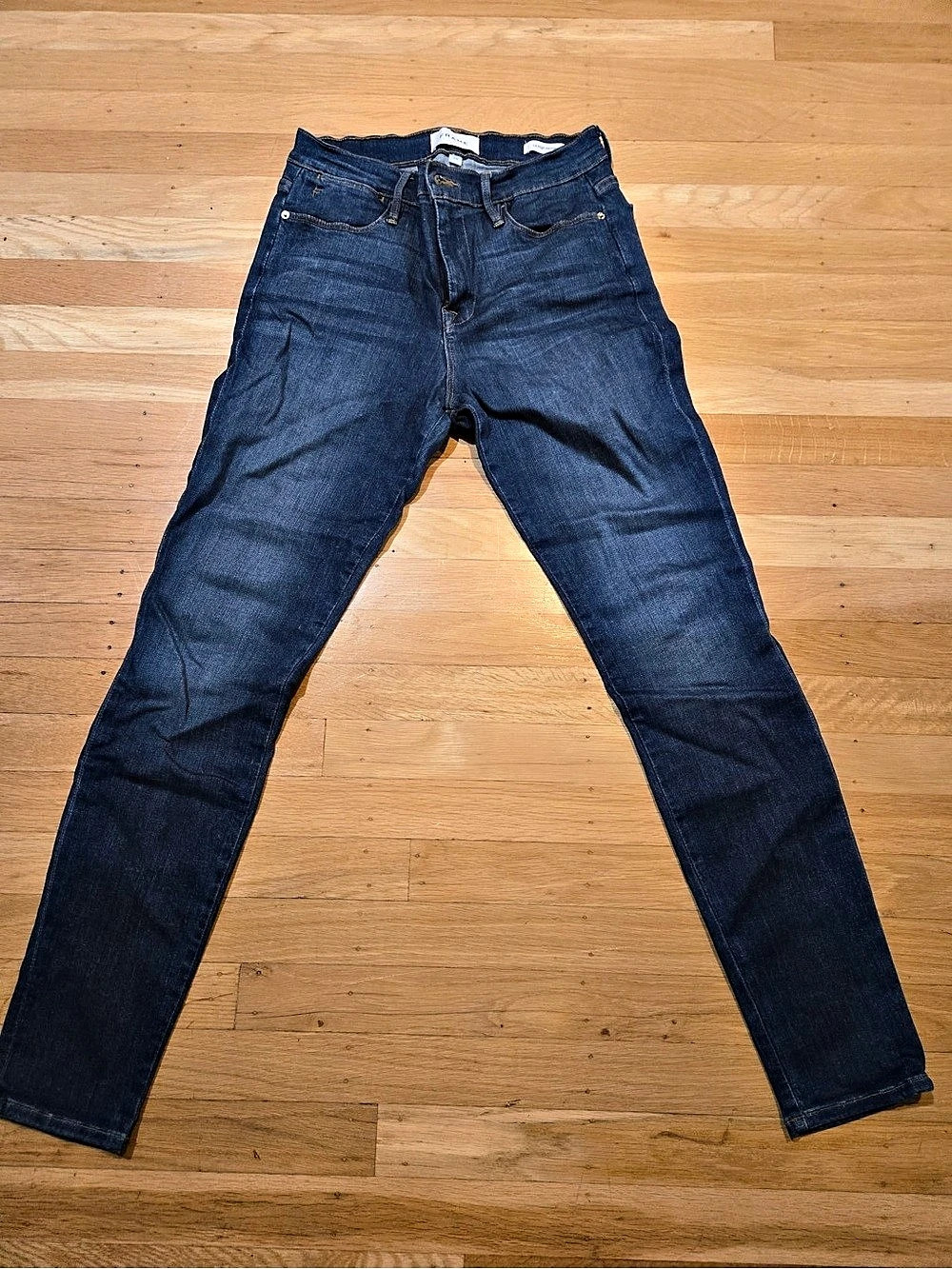 FRAME Le High Skinny Jeans Blue Waist 28